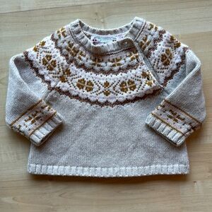 Bonpoint Wool Sweater Baby Infant Cozy 3-6 mos